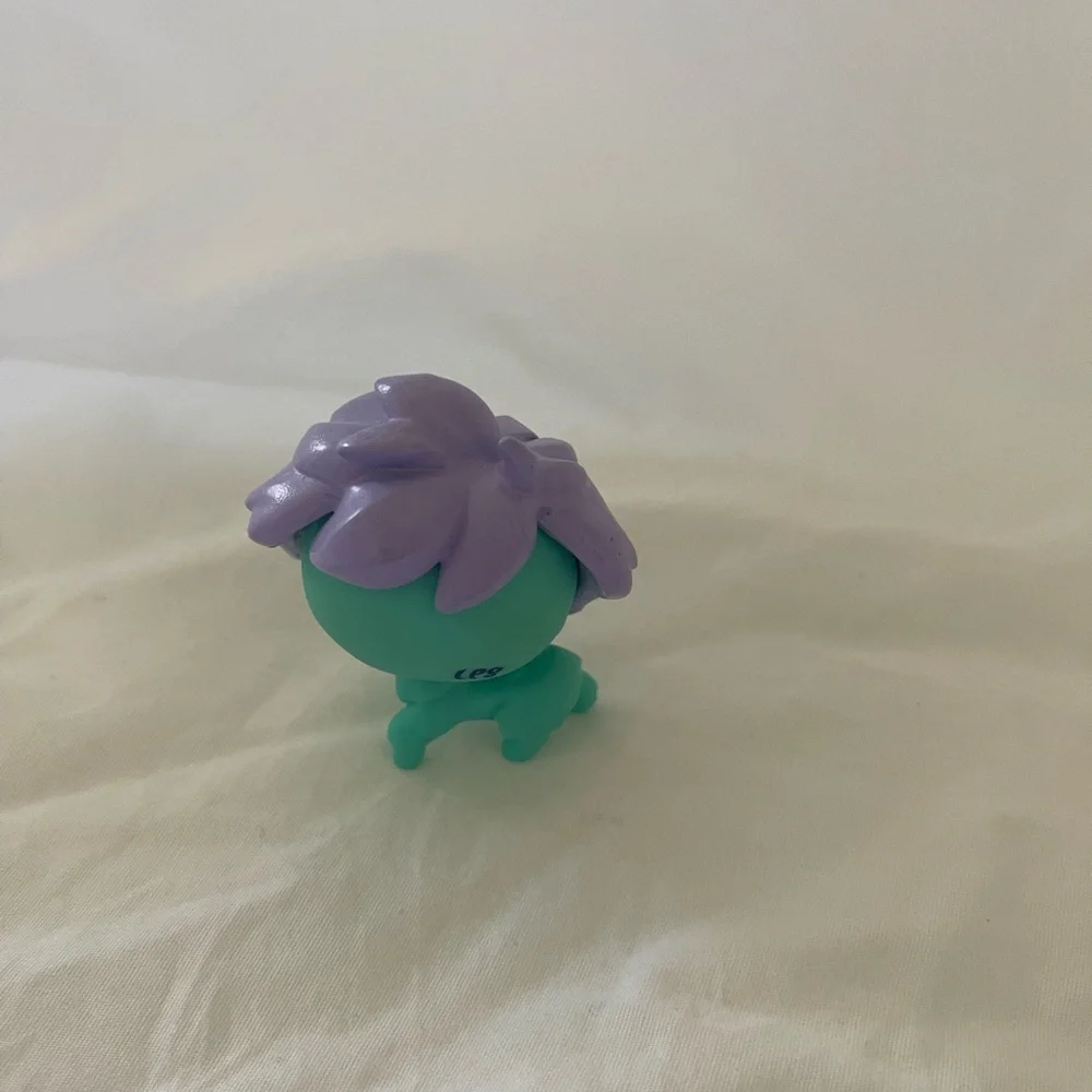 Littlest Pet Shop Teal and Purple Advent Sheepdog Dog #2829 rare